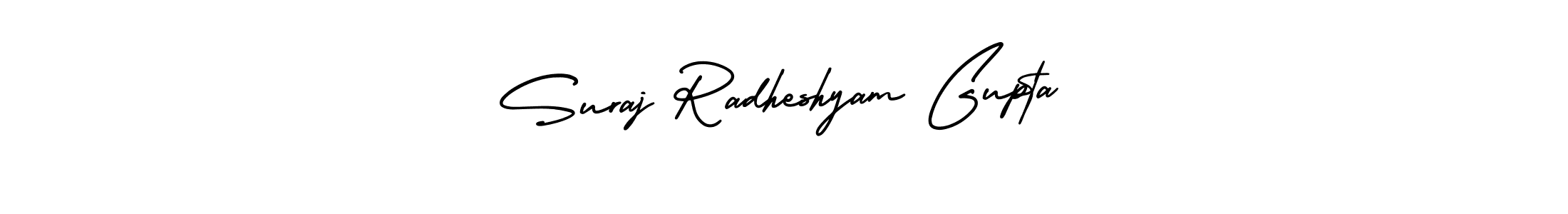 Design your own signature with our free online signature maker. With this signature software, you can create a handwritten (AmerikaSignatureDemo-Regular) signature for name Suraj Radheshyam Gupta. Suraj Radheshyam Gupta signature style 3 images and pictures png