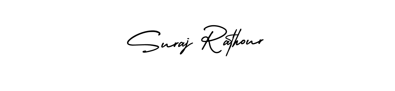 Create a beautiful signature design for name Suraj Rathour. With this signature (AmerikaSignatureDemo-Regular) fonts, you can make a handwritten signature for free. Suraj Rathour signature style 3 images and pictures png