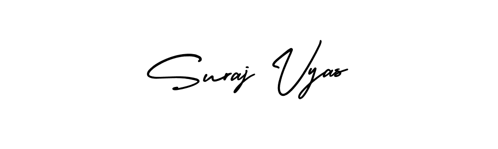 It looks lik you need a new signature style for name Suraj Vyas. Design unique handwritten (AmerikaSignatureDemo-Regular) signature with our free signature maker in just a few clicks. Suraj Vyas signature style 3 images and pictures png