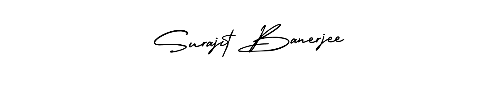 AmerikaSignatureDemo-Regular is a professional signature style that is perfect for those who want to add a touch of class to their signature. It is also a great choice for those who want to make their signature more unique. Get Surajit Banerjee name to fancy signature for free. Surajit Banerjee signature style 3 images and pictures png