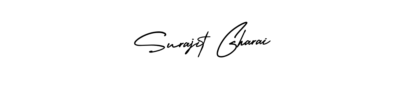 Design your own signature with our free online signature maker. With this signature software, you can create a handwritten (AmerikaSignatureDemo-Regular) signature for name Surajit Gharai. Surajit Gharai signature style 3 images and pictures png