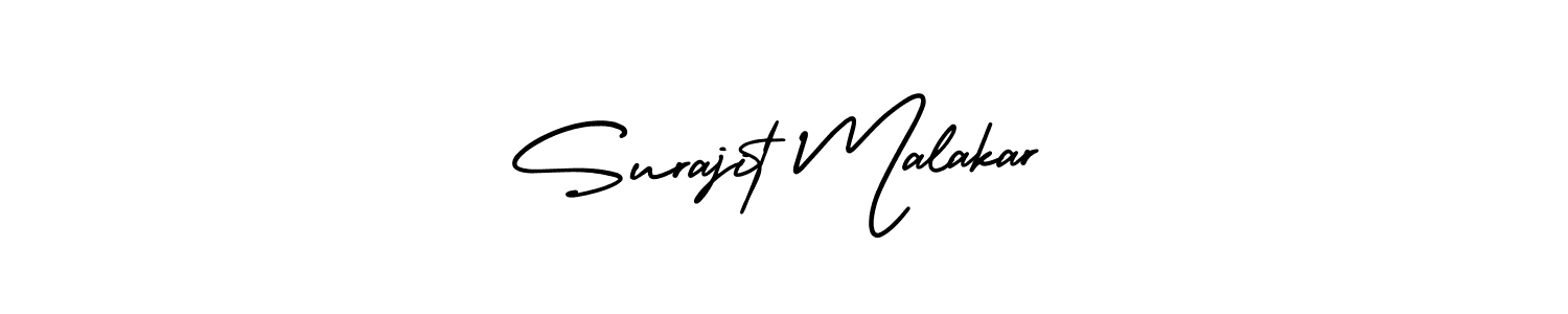 Surajit Malakar stylish signature style. Best Handwritten Sign (AmerikaSignatureDemo-Regular) for my name. Handwritten Signature Collection Ideas for my name Surajit Malakar. Surajit Malakar signature style 3 images and pictures png