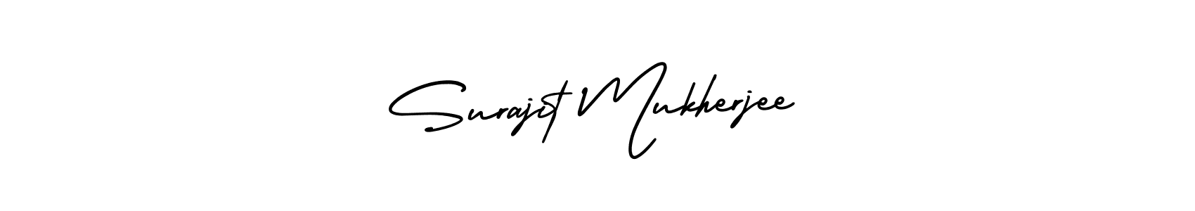 Use a signature maker to create a handwritten signature online. With this signature software, you can design (AmerikaSignatureDemo-Regular) your own signature for name Surajit Mukherjee. Surajit Mukherjee signature style 3 images and pictures png