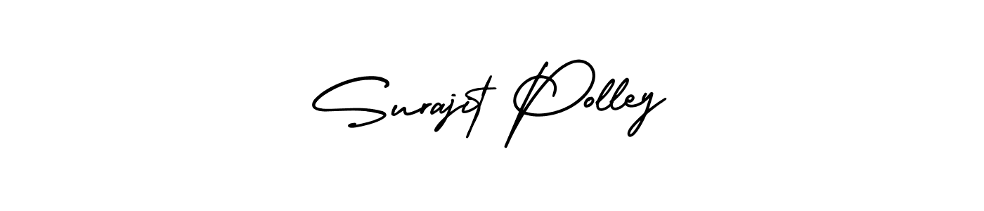Make a beautiful signature design for name Surajit Polley. With this signature (AmerikaSignatureDemo-Regular) style, you can create a handwritten signature for free. Surajit Polley signature style 3 images and pictures png