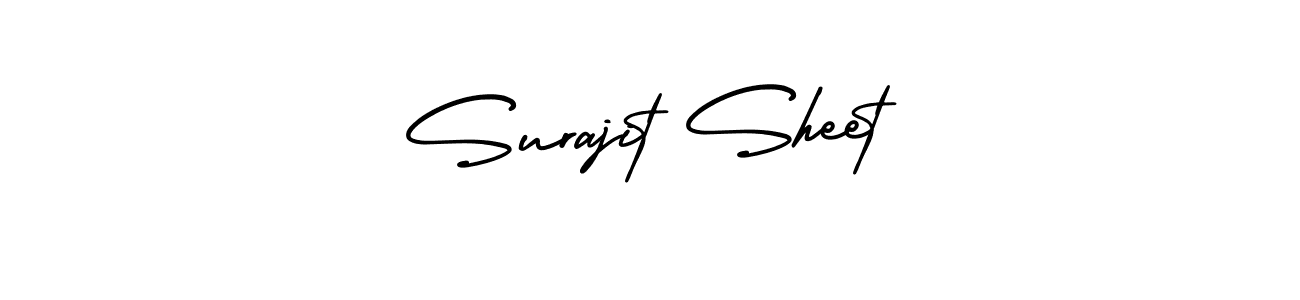 Similarly AmerikaSignatureDemo-Regular is the best handwritten signature design. Signature creator online .You can use it as an online autograph creator for name Surajit Sheet. Surajit Sheet signature style 3 images and pictures png