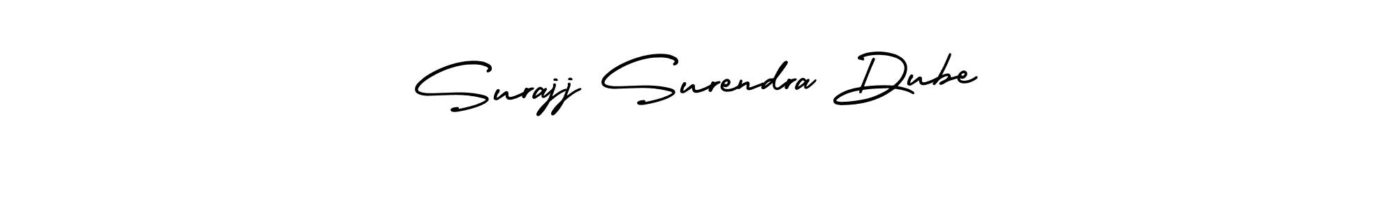 It looks lik you need a new signature style for name Surajj Surendra Dube. Design unique handwritten (AmerikaSignatureDemo-Regular) signature with our free signature maker in just a few clicks. Surajj Surendra Dube signature style 3 images and pictures png