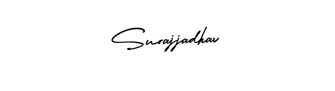 It looks lik you need a new signature style for name Surajjadhav. Design unique handwritten (AmerikaSignatureDemo-Regular) signature with our free signature maker in just a few clicks. Surajjadhav signature style 3 images and pictures png