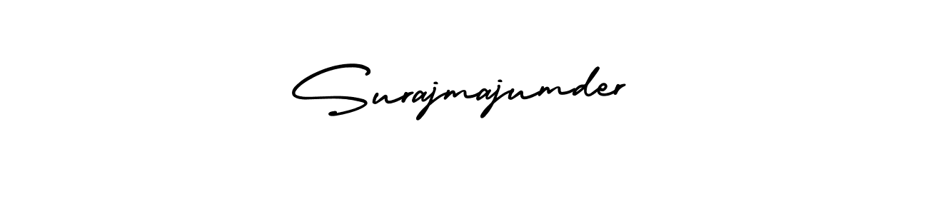 Surajmajumder stylish signature style. Best Handwritten Sign (AmerikaSignatureDemo-Regular) for my name. Handwritten Signature Collection Ideas for my name Surajmajumder. Surajmajumder signature style 3 images and pictures png