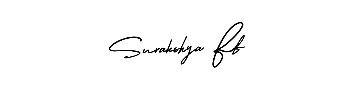 How to Draw Surakshya Ff signature style? AmerikaSignatureDemo-Regular is a latest design signature styles for name Surakshya Ff. Surakshya Ff signature style 3 images and pictures png