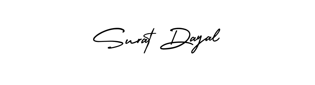 AmerikaSignatureDemo-Regular is a professional signature style that is perfect for those who want to add a touch of class to their signature. It is also a great choice for those who want to make their signature more unique. Get Surat Dayal name to fancy signature for free. Surat Dayal signature style 3 images and pictures png