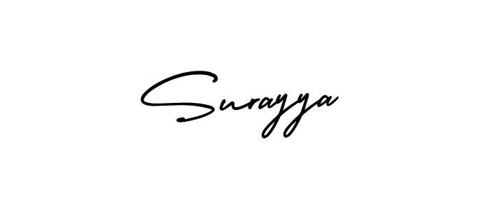 Also we have Surayya name is the best signature style. Create professional handwritten signature collection using AmerikaSignatureDemo-Regular autograph style. Surayya signature style 3 images and pictures png