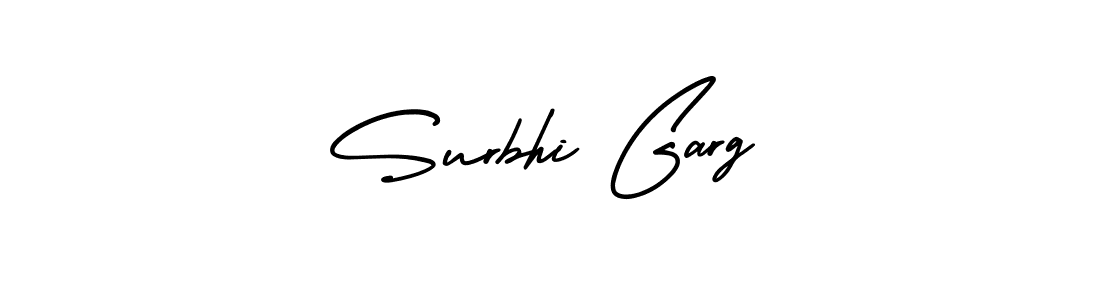 The best way (AmerikaSignatureDemo-Regular) to make a short signature is to pick only two or three words in your name. The name Surbhi Garg include a total of six letters. For converting this name. Surbhi Garg signature style 3 images and pictures png