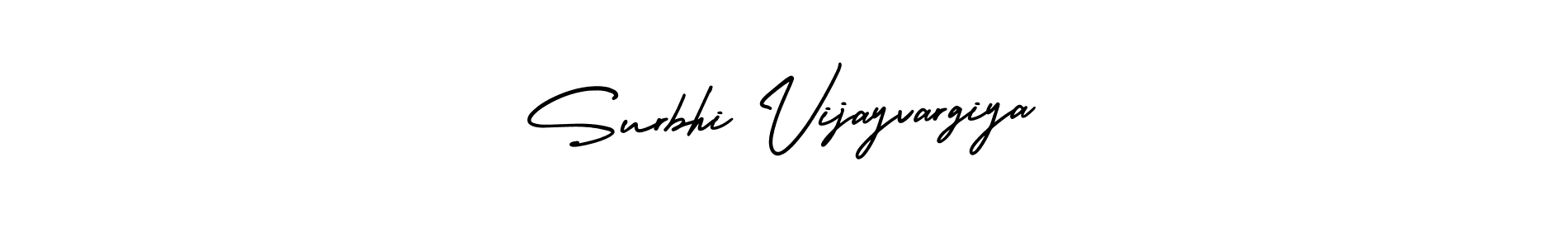 This is the best signature style for the Surbhi Vijayvargiya name. Also you like these signature font (AmerikaSignatureDemo-Regular). Mix name signature. Surbhi Vijayvargiya signature style 3 images and pictures png