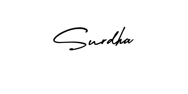 Best and Professional Signature Style for Surdha. AmerikaSignatureDemo-Regular Best Signature Style Collection. Surdha signature style 3 images and pictures png