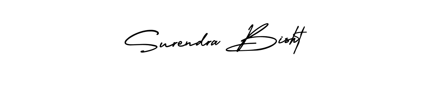 Make a beautiful signature design for name Surendra Bisht. Use this online signature maker to create a handwritten signature for free. Surendra Bisht signature style 3 images and pictures png