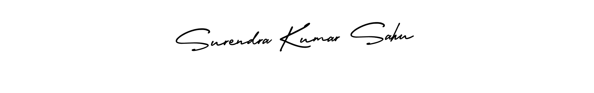 It looks lik you need a new signature style for name Surendra Kumar Sahu. Design unique handwritten (AmerikaSignatureDemo-Regular) signature with our free signature maker in just a few clicks. Surendra Kumar Sahu signature style 3 images and pictures png