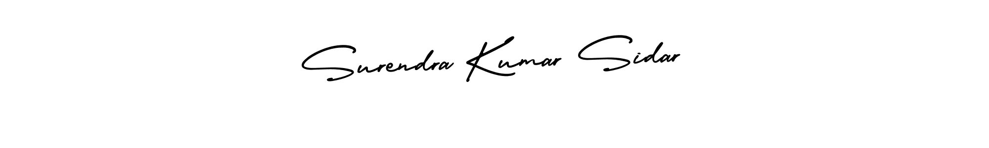 Create a beautiful signature design for name Surendra Kumar Sidar. With this signature (AmerikaSignatureDemo-Regular) fonts, you can make a handwritten signature for free. Surendra Kumar Sidar signature style 3 images and pictures png