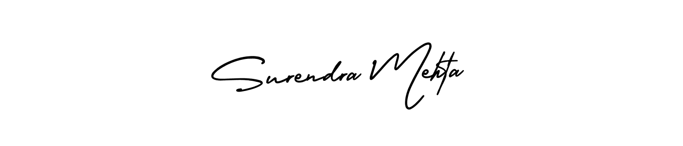Check out images of Autograph of Surendra Mehta name. Actor Surendra Mehta Signature Style. AmerikaSignatureDemo-Regular is a professional sign style online. Surendra Mehta signature style 3 images and pictures png