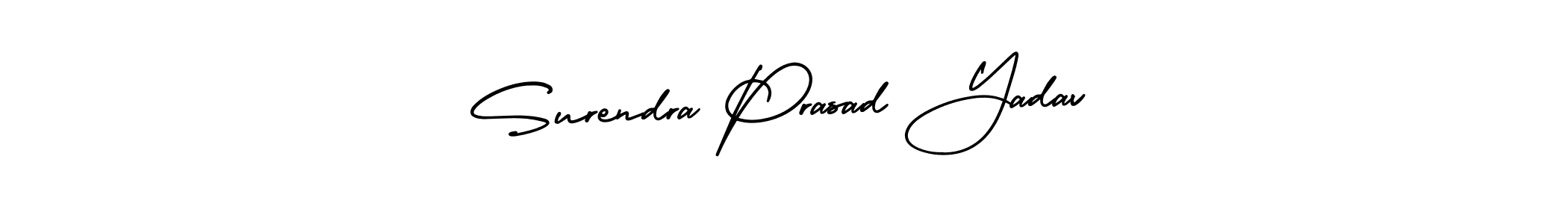 How to make Surendra Prasad Yadav name signature. Use AmerikaSignatureDemo-Regular style for creating short signs online. This is the latest handwritten sign. Surendra Prasad Yadav signature style 3 images and pictures png