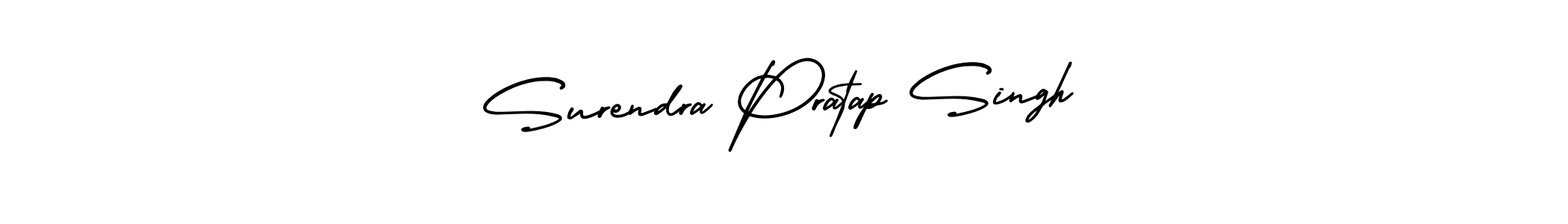 Design your own signature with our free online signature maker. With this signature software, you can create a handwritten (AmerikaSignatureDemo-Regular) signature for name Surendra Pratap Singh. Surendra Pratap Singh signature style 3 images and pictures png