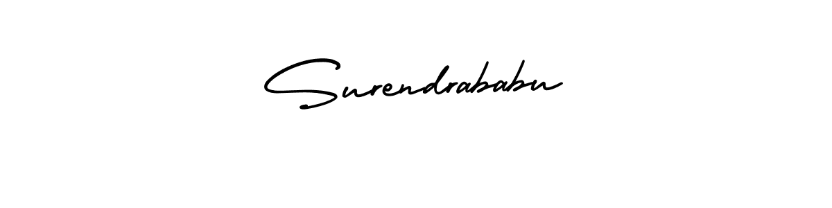 You can use this online signature creator to create a handwritten signature for the name Surendrababu. This is the best online autograph maker. Surendrababu signature style 3 images and pictures png