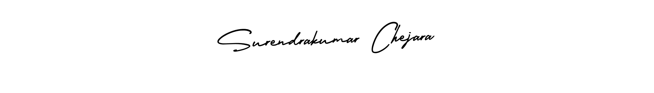 Make a beautiful signature design for name Surendrakumar Chejara. With this signature (AmerikaSignatureDemo-Regular) style, you can create a handwritten signature for free. Surendrakumar Chejara signature style 3 images and pictures png