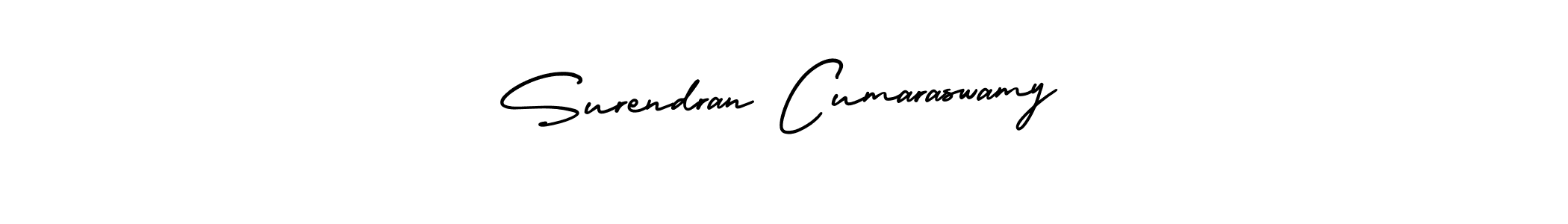 Design your own signature with our free online signature maker. With this signature software, you can create a handwritten (AmerikaSignatureDemo-Regular) signature for name Surendran Cumaraswamy. Surendran Cumaraswamy signature style 3 images and pictures png