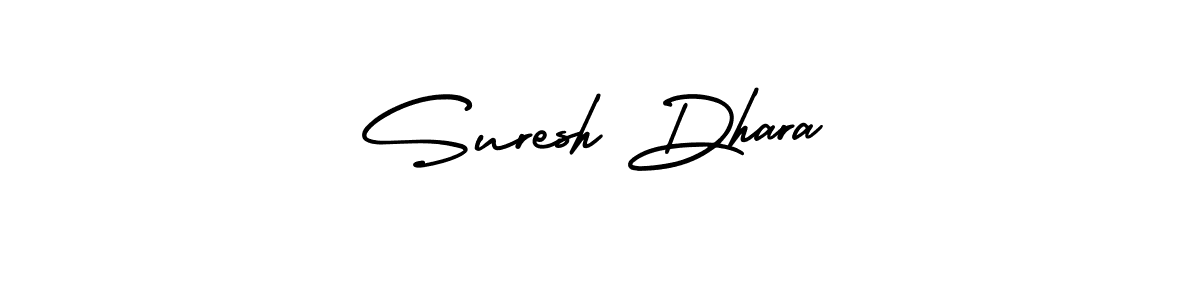 Design your own signature with our free online signature maker. With this signature software, you can create a handwritten (AmerikaSignatureDemo-Regular) signature for name Suresh Dhara. Suresh Dhara signature style 3 images and pictures png