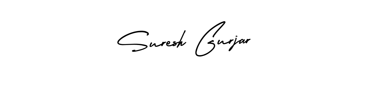 Use a signature maker to create a handwritten signature online. With this signature software, you can design (AmerikaSignatureDemo-Regular) your own signature for name Suresh Gurjar. Suresh Gurjar signature style 3 images and pictures png