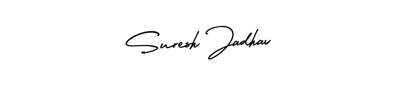 How to make Suresh Jadhav signature? AmerikaSignatureDemo-Regular is a professional autograph style. Create handwritten signature for Suresh Jadhav name. Suresh Jadhav signature style 3 images and pictures png