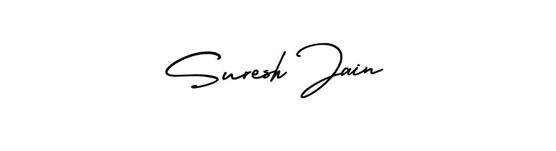 Make a beautiful signature design for name Suresh Jain. With this signature (AmerikaSignatureDemo-Regular) style, you can create a handwritten signature for free. Suresh Jain signature style 3 images and pictures png