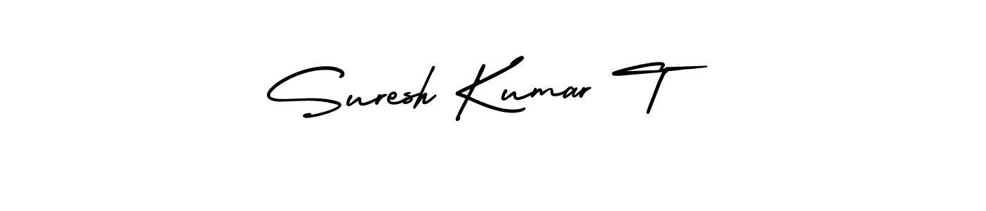 See photos of Suresh Kumar T official signature by Spectra . Check more albums & portfolios. Read reviews & check more about AmerikaSignatureDemo-Regular font. Suresh Kumar T signature style 3 images and pictures png