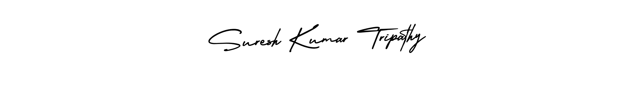 How to make Suresh Kumar Tripathy name signature. Use AmerikaSignatureDemo-Regular style for creating short signs online. This is the latest handwritten sign. Suresh Kumar Tripathy signature style 3 images and pictures png