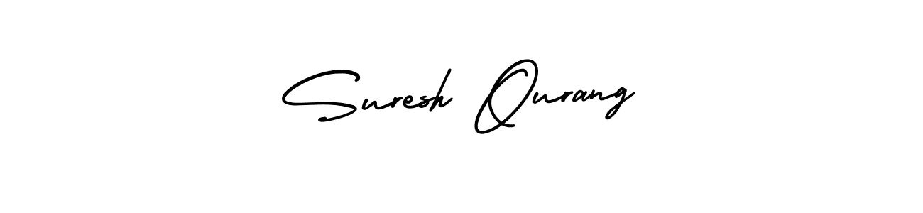 Make a beautiful signature design for name Suresh Ourang. With this signature (AmerikaSignatureDemo-Regular) style, you can create a handwritten signature for free. Suresh Ourang signature style 3 images and pictures png