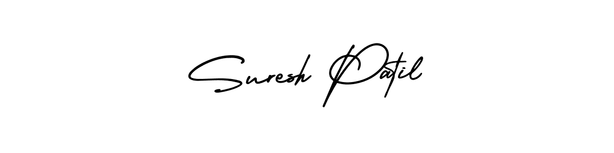 How to make Suresh Patil name signature. Use AmerikaSignatureDemo-Regular style for creating short signs online. This is the latest handwritten sign. Suresh Patil signature style 3 images and pictures png