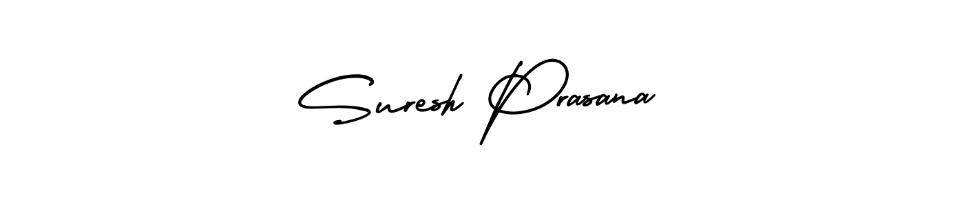 It looks lik you need a new signature style for name Suresh Prasana. Design unique handwritten (AmerikaSignatureDemo-Regular) signature with our free signature maker in just a few clicks. Suresh Prasana signature style 3 images and pictures png