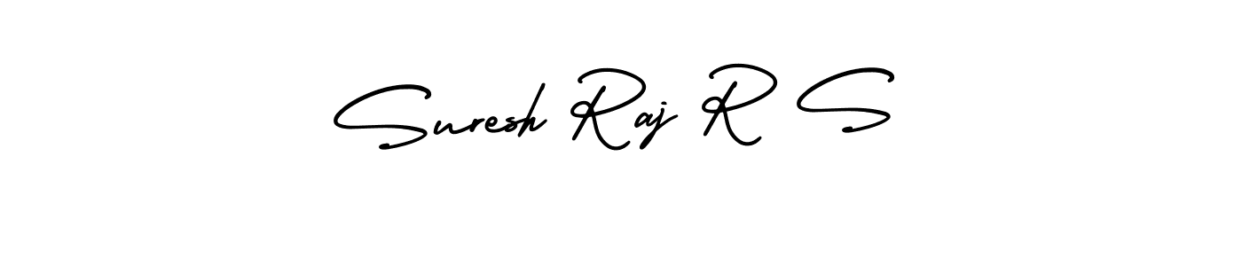 How to make Suresh Raj R S signature? AmerikaSignatureDemo-Regular is a professional autograph style. Create handwritten signature for Suresh Raj R S name. Suresh Raj R S signature style 3 images and pictures png