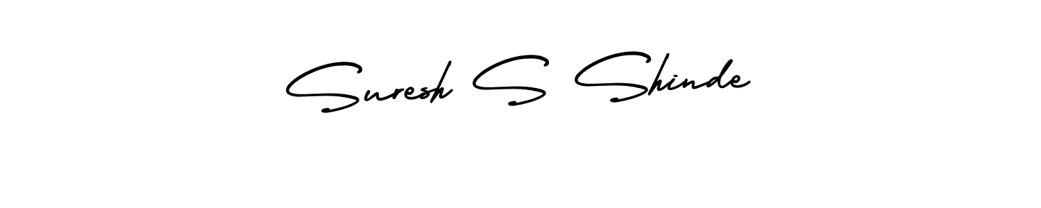 Use a signature maker to create a handwritten signature online. With this signature software, you can design (AmerikaSignatureDemo-Regular) your own signature for name Suresh S Shinde. Suresh S Shinde signature style 3 images and pictures png
