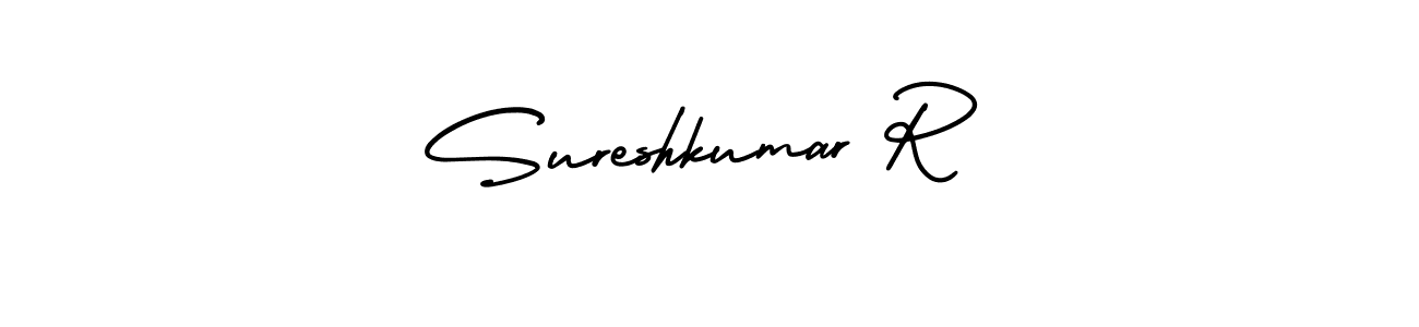 Check out images of Autograph of Sureshkumar R name. Actor Sureshkumar R Signature Style. AmerikaSignatureDemo-Regular is a professional sign style online. Sureshkumar R signature style 3 images and pictures png