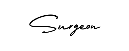 Discover how Surgeon looks in an executive cursive font (AmerikaSignatureDemo-Regular). Perfect for legal documents, invoices, and certificates. Surgeon signature style 3 images and pictures png