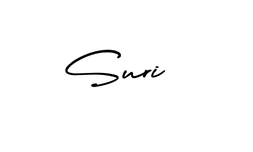 Design your own signature with our free online signature maker. With this signature software, you can create a handwritten (AmerikaSignatureDemo-Regular) signature for name Suri . Suri  signature style 3 images and pictures png