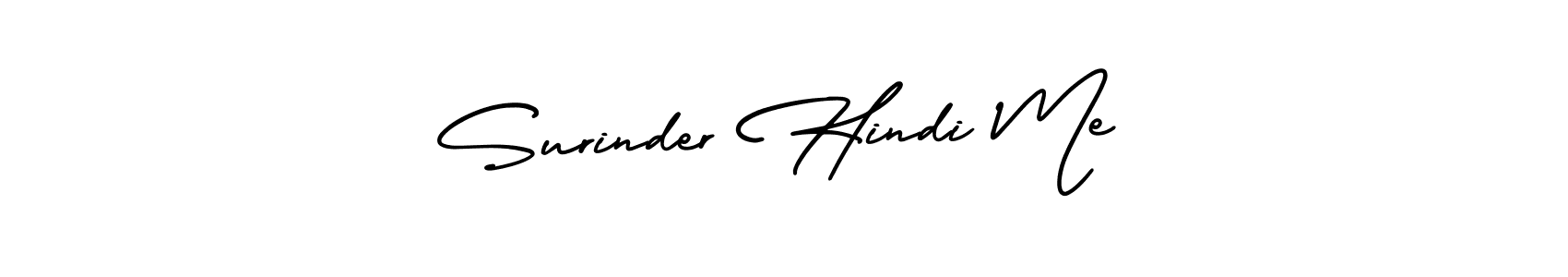 Also You can easily find your signature by using the search form. We will create Surinder Hindi Me name handwritten signature images for you free of cost using AmerikaSignatureDemo-Regular sign style. Surinder Hindi Me signature style 3 images and pictures png