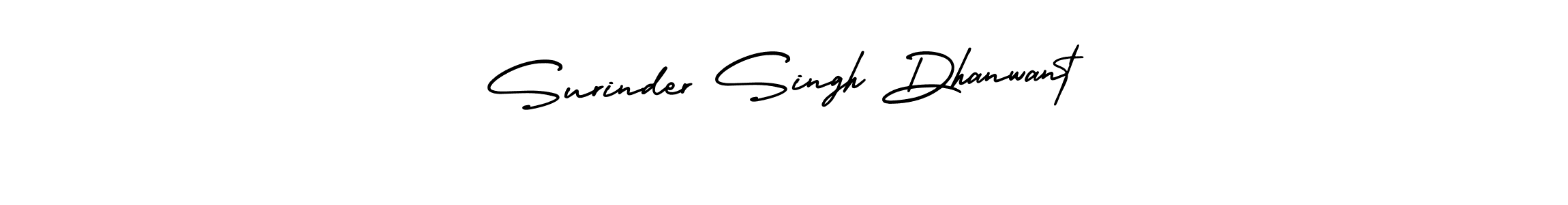 How to make Surinder Singh Dhanwant signature? AmerikaSignatureDemo-Regular is a professional autograph style. Create handwritten signature for Surinder Singh Dhanwant name. Surinder Singh Dhanwant signature style 3 images and pictures png