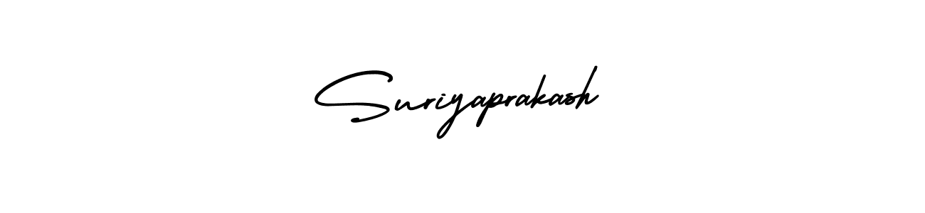 Design your own signature with our free online signature maker. With this signature software, you can create a handwritten (AmerikaSignatureDemo-Regular) signature for name Suriyaprakash. Suriyaprakash signature style 3 images and pictures png