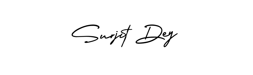 How to make Surjit Dey signature? AmerikaSignatureDemo-Regular is a professional autograph style. Create handwritten signature for Surjit Dey name. Surjit Dey signature style 3 images and pictures png