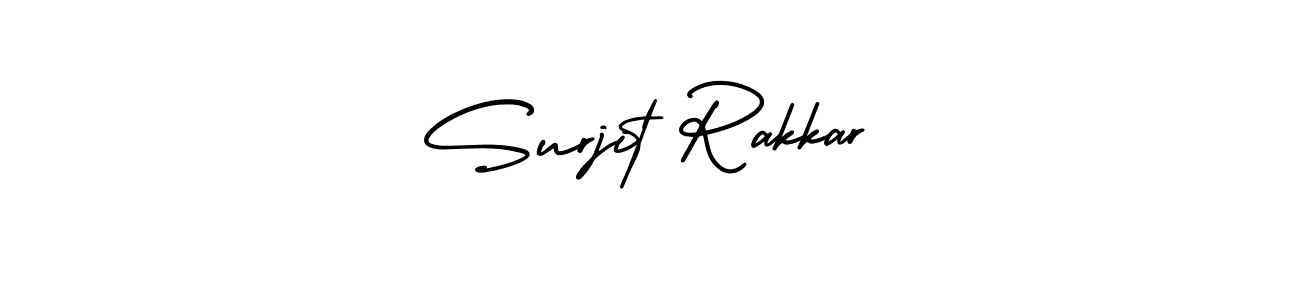Design your own signature with our free online signature maker. With this signature software, you can create a handwritten (AmerikaSignatureDemo-Regular) signature for name Surjit Rakkar. Surjit Rakkar signature style 3 images and pictures png