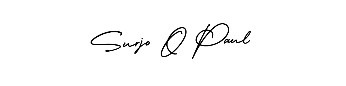 How to make Surjo O Paul signature? AmerikaSignatureDemo-Regular is a professional autograph style. Create handwritten signature for Surjo O Paul name. Surjo O Paul signature style 3 images and pictures png