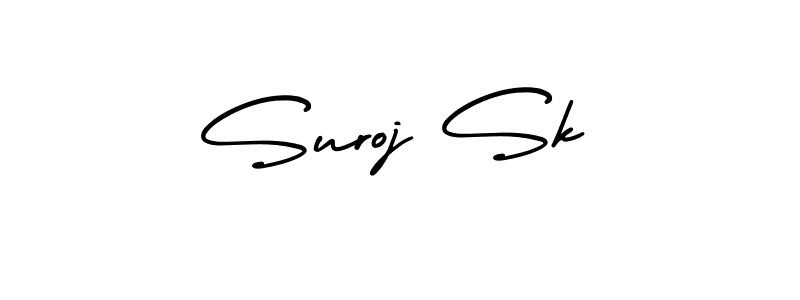 Make a beautiful signature design for name Suroj Sk. With this signature (AmerikaSignatureDemo-Regular) style, you can create a handwritten signature for free. Suroj Sk signature style 3 images and pictures png