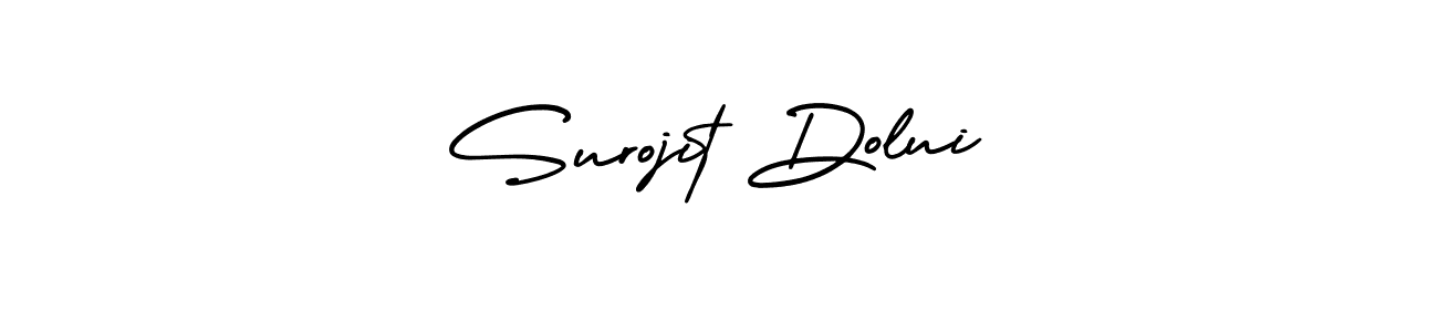Check out images of Autograph of Surojit Dolui name. Actor Surojit Dolui Signature Style. AmerikaSignatureDemo-Regular is a professional sign style online. Surojit Dolui signature style 3 images and pictures png