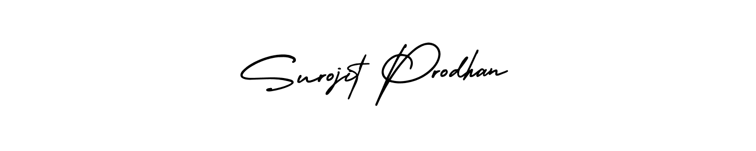 Surojit Prodhan stylish signature style. Best Handwritten Sign (AmerikaSignatureDemo-Regular) for my name. Handwritten Signature Collection Ideas for my name Surojit Prodhan. Surojit Prodhan signature style 3 images and pictures png